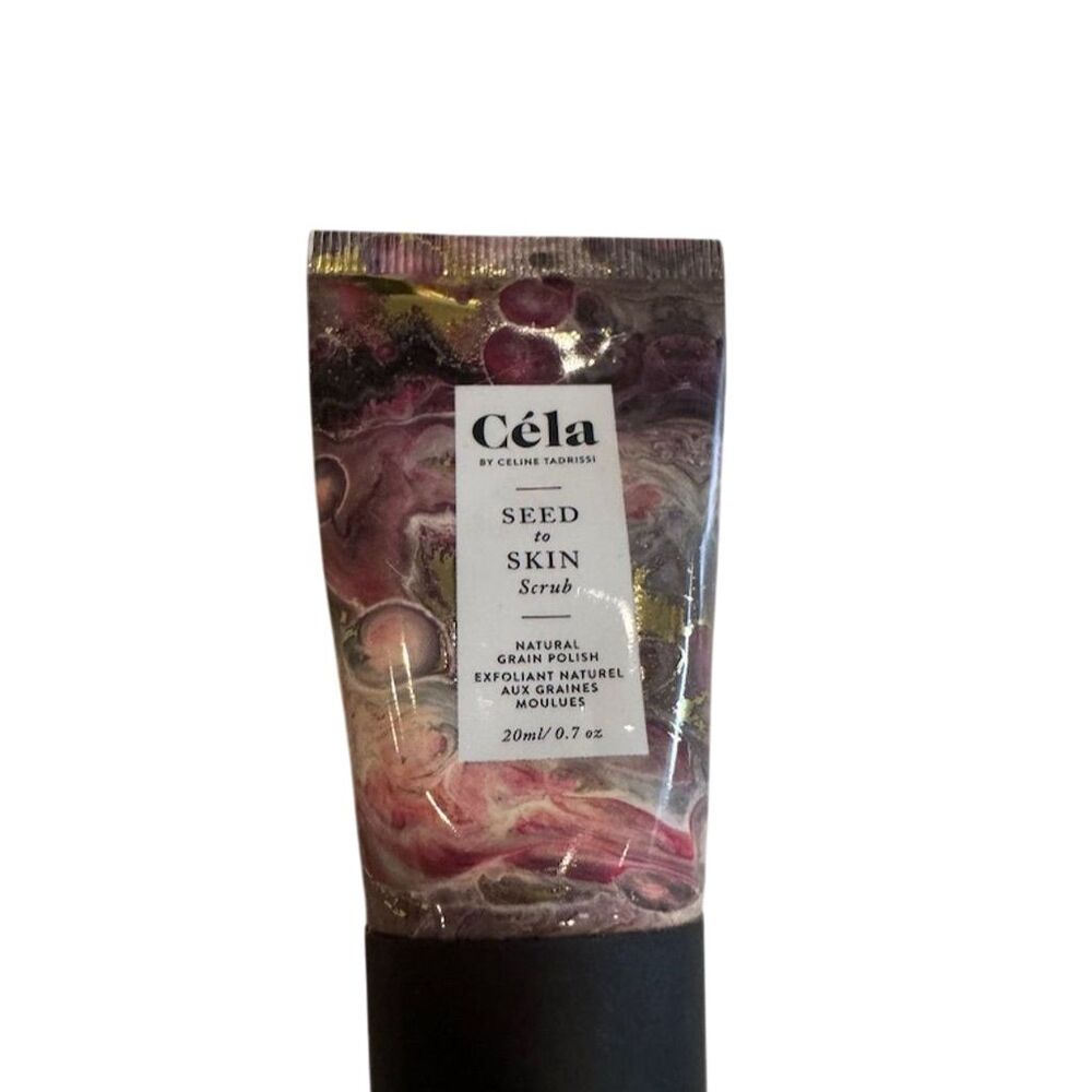 Cela Seed To Skin Scrub 30ml Travel Size Body Exfoliator